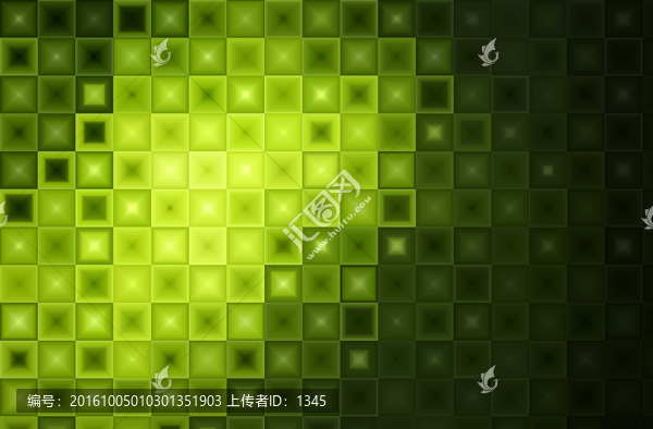 綠色馬賽克,電視背景墻