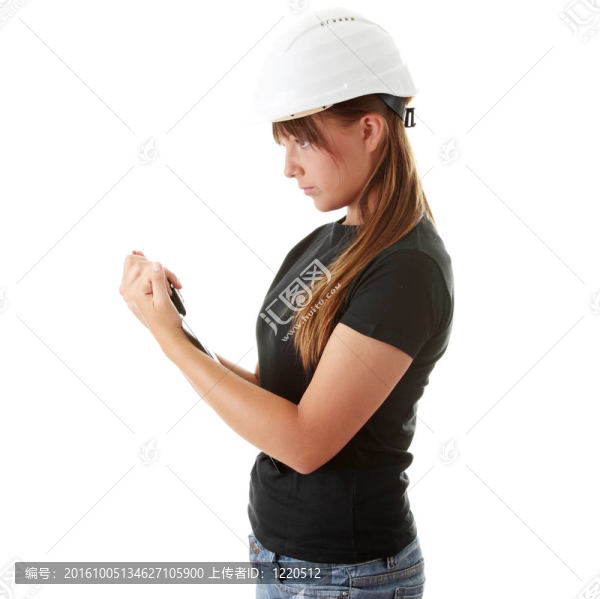 女建筑師孤立