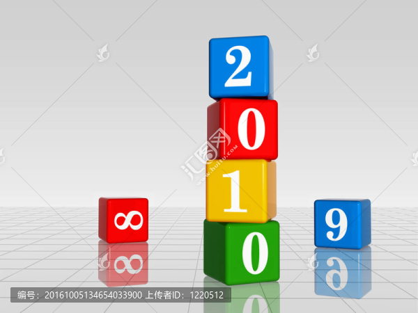 8和2010的彩色立方体；9；反射