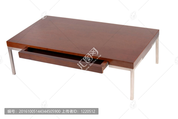當(dāng)代咖啡桌與開放抽屜