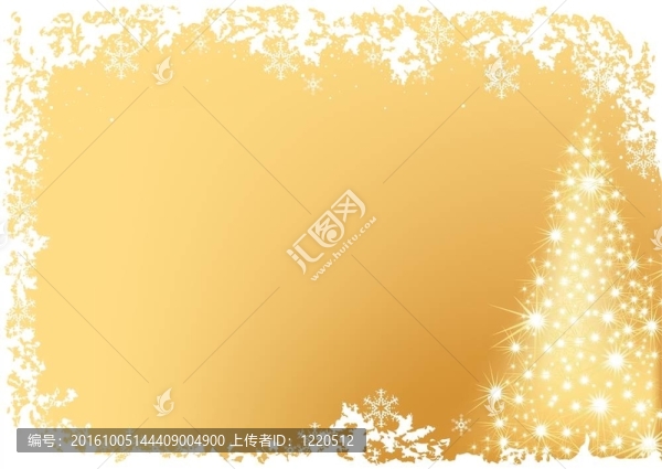 黃金抽象圣誕樹