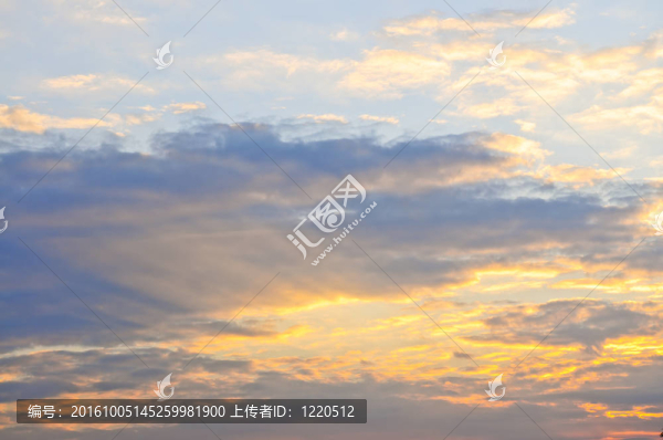 日落的天空