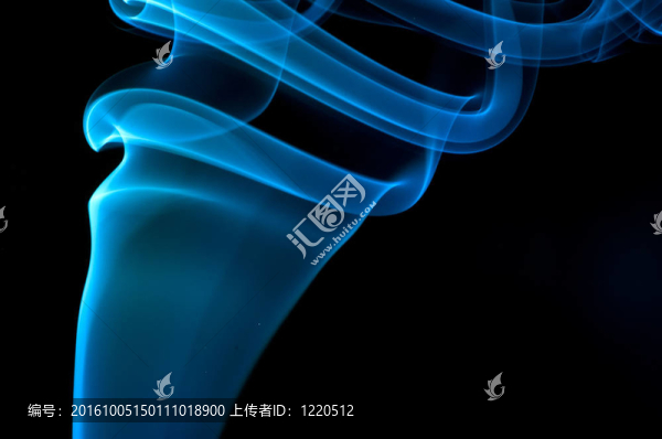 摘要藍(lán)色煙霧