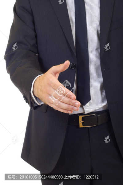 商人準(zhǔn)備握手