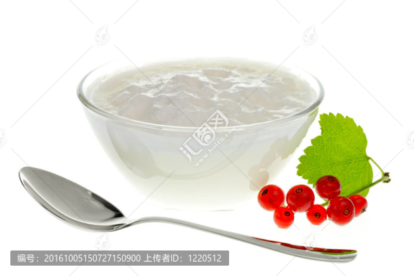 與紅醋栗漿果酸奶碗