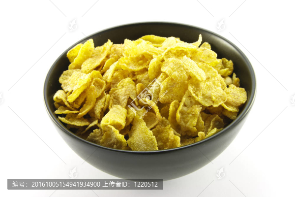 在一碗玉米片