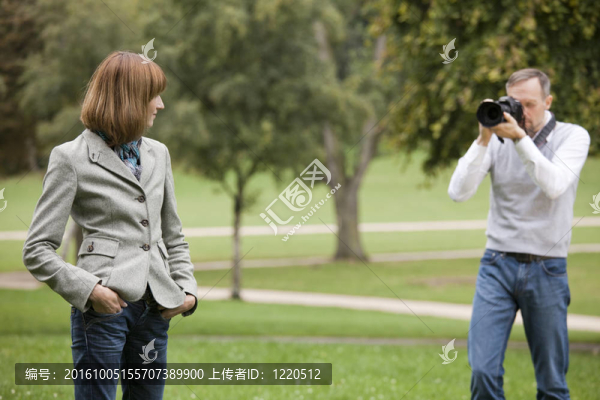 模特和攝影師的工作