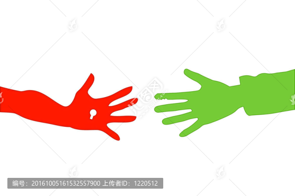 手