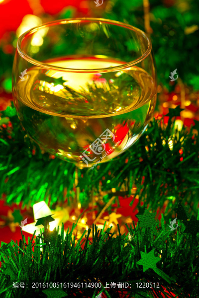 圣誕裝飾Wineglass