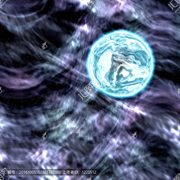 宇宙空間的星球
