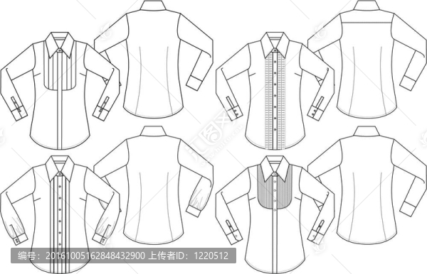 女士正式長袖襯衫