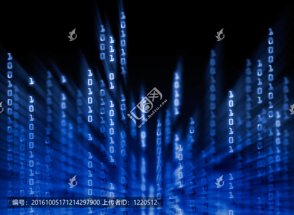顯示在顯示上的二進制代碼數(shù)據(jù)