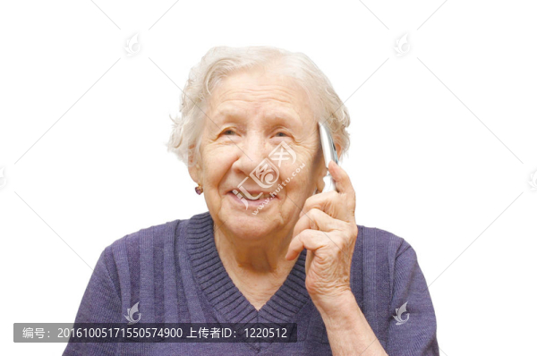 祖母用手機(jī)說(shuō)話