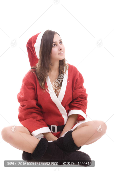 Young,Santa的女孩