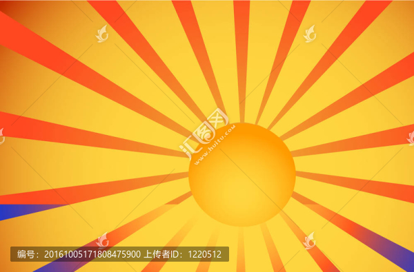 海洋與太陽的插圖