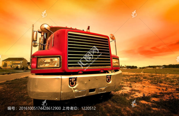 紅色卡車