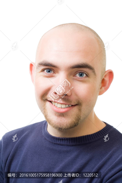 勇敢的英俊男人的臉
