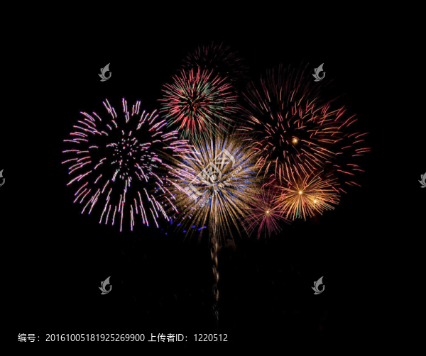 燦爛的煙花