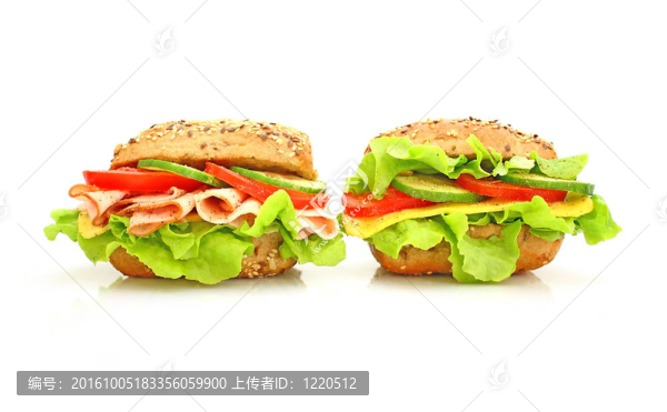 新鮮蔬菜三明治