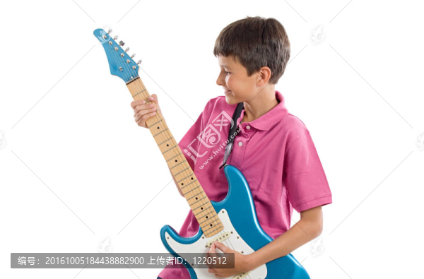 男孩與電吉他