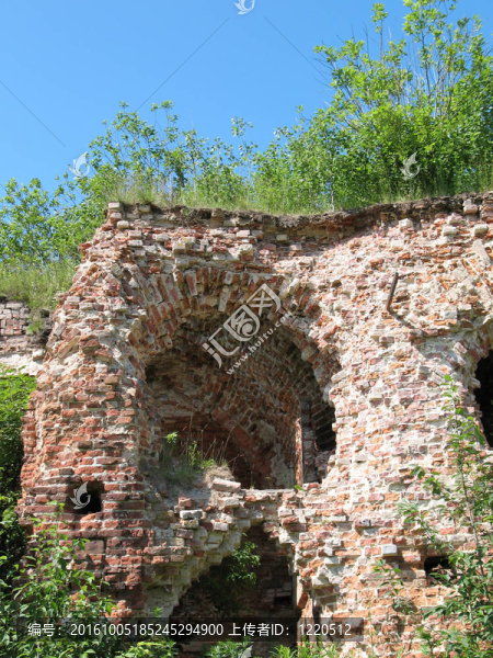 schlisselburg要塞附近的圣彼得堡遺址；俄羅斯