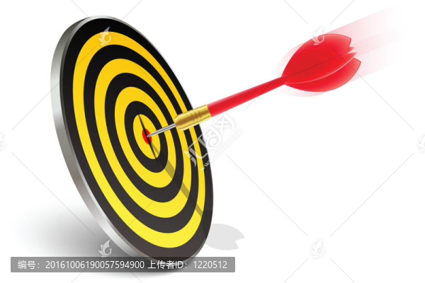 擊中目標的紅色省
