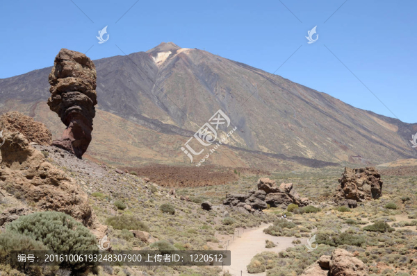 Pico,de,Teide火山；特內(nèi)里費(fèi)西班牙
