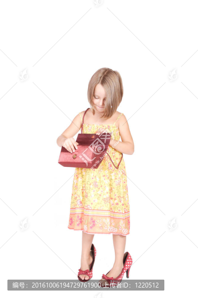快樂的小女孩