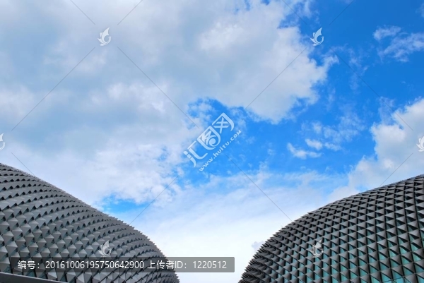 獨(dú)特的天空背景建筑