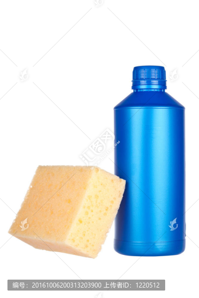 洗滌劑瓶和海綿