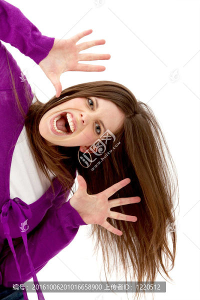 女人激動(dòng)的分離