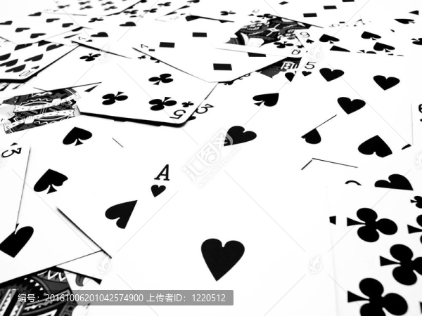 Scatterd,Cards,Black和白