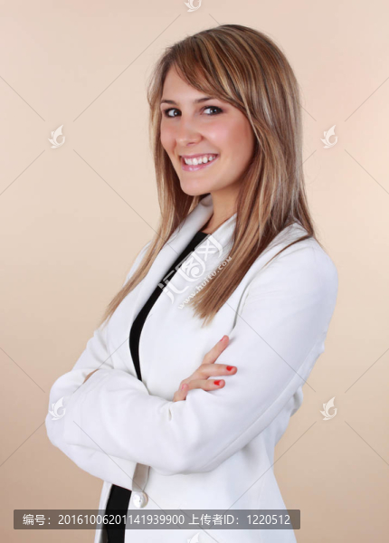 年輕的白人女子