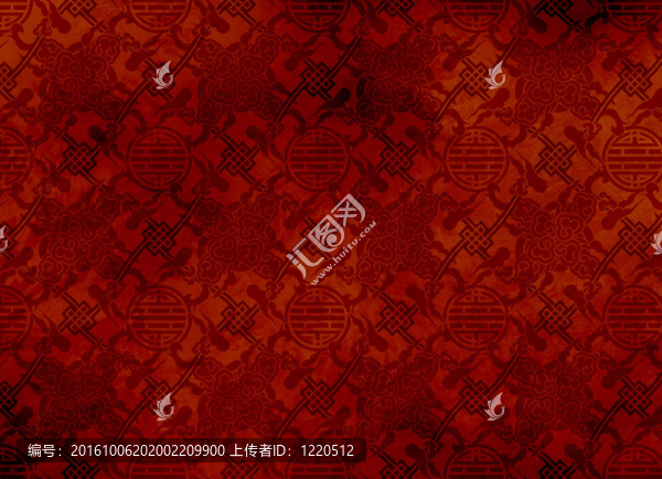 中國紅色紋理圖案為背景或壁紙-花絲光滑