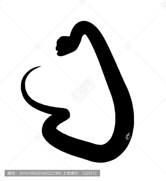 蛇的插圖剪影