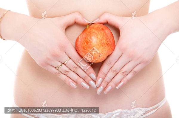 蘋果在手