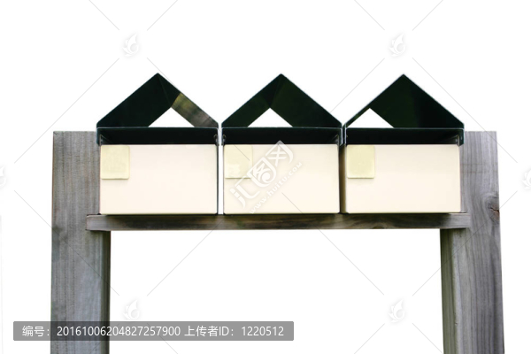 三郵箱白色隔離