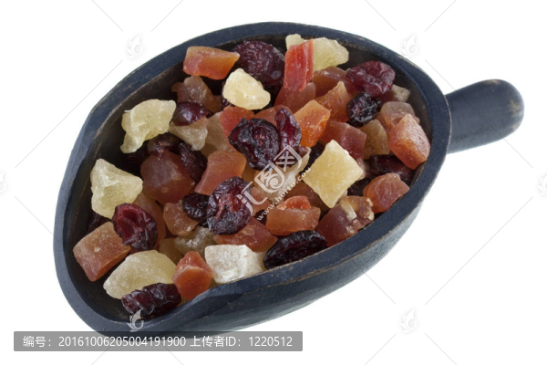 蔓越莓干瓢；木瓜和菠蘿果實