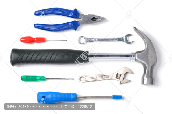 白色工具隔離套。