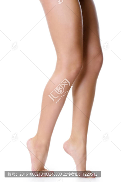 美麗的芭蕾舞演員的腿