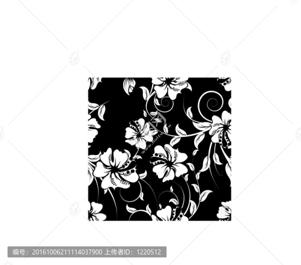 無(wú)縫背景花