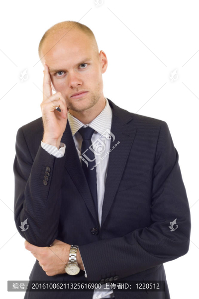 年輕的商人的思維