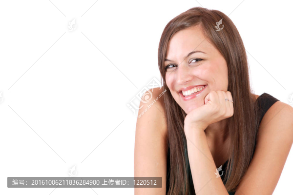 美麗的微笑的女人