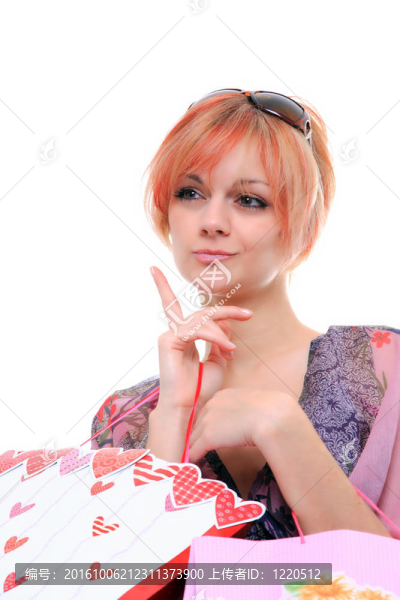 購物性感的女人