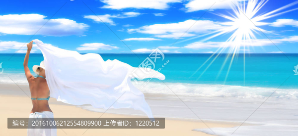 美麗的海灘
