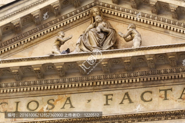 羅馬一個(gè)老建筑的外觀