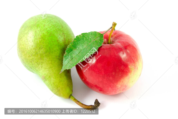 紅蘋果和綠梨