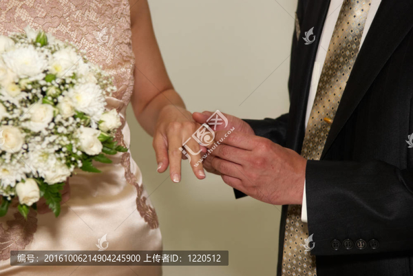 戴上結(jié)婚戒指