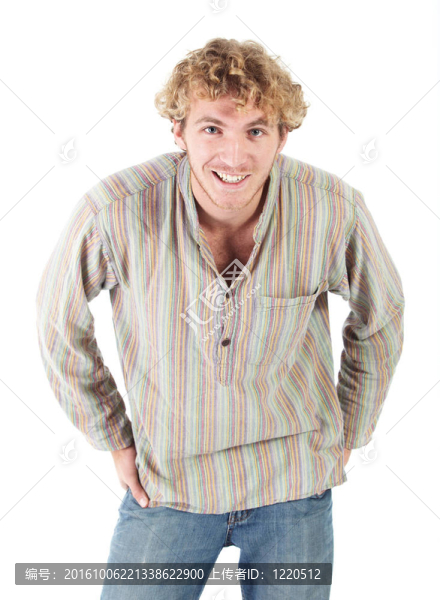 白人男子的肖像