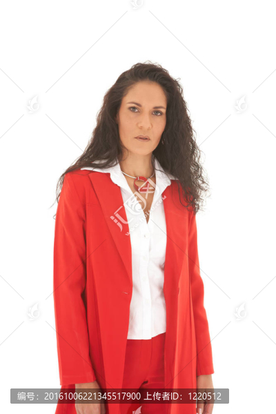 漂亮的白人女商人